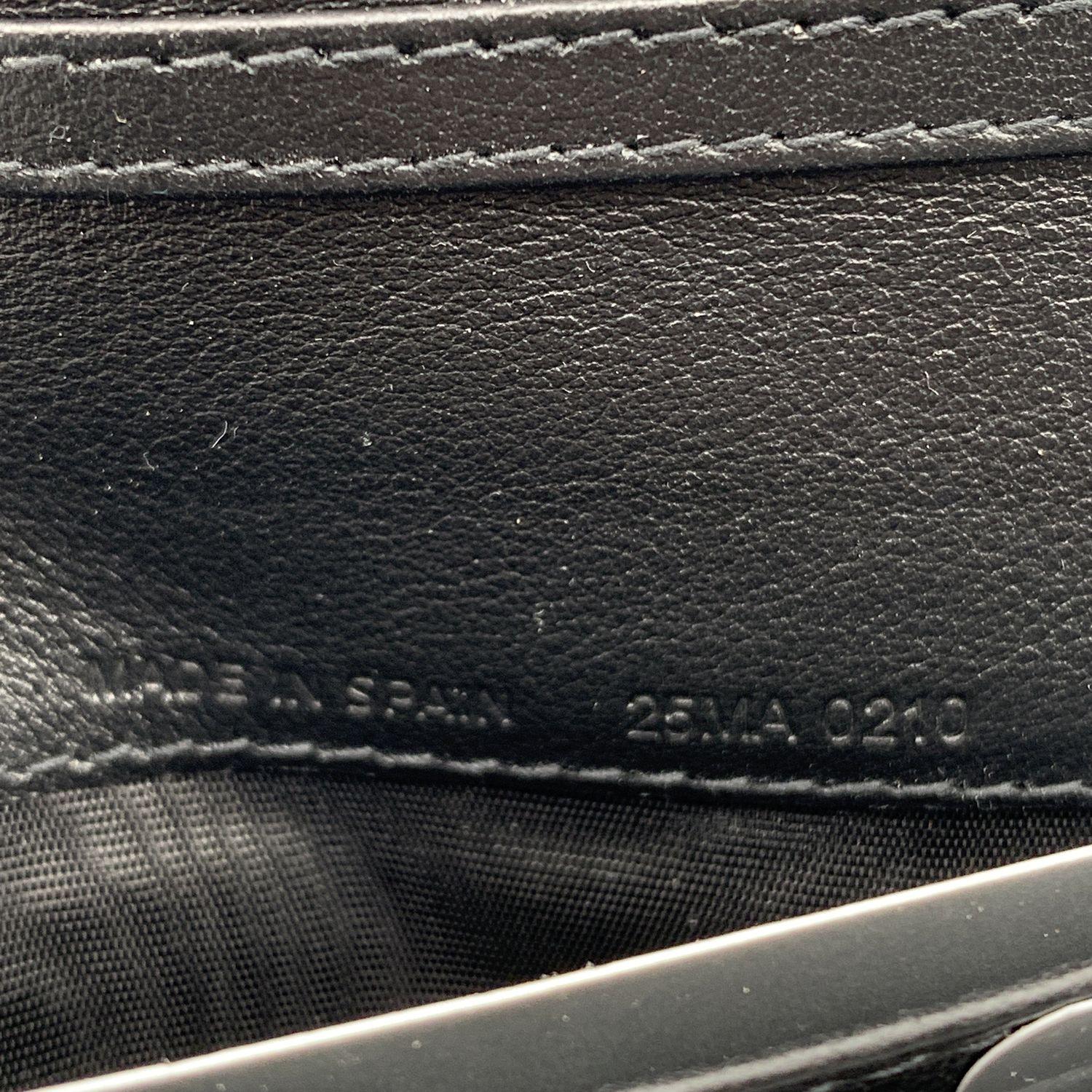 Christian Dior Black Patent Leather Clutch Pochette Lady Dior Bag 2