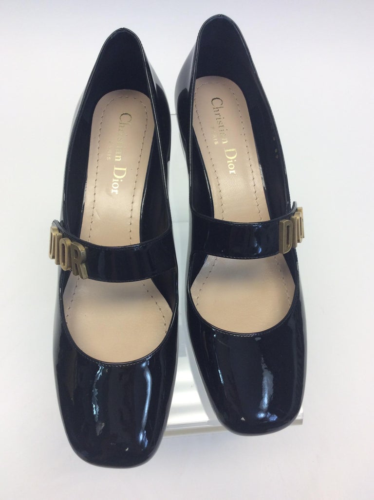 Christian Dior Black Patent Leather Loafers NIB For Sale at 1stDibs