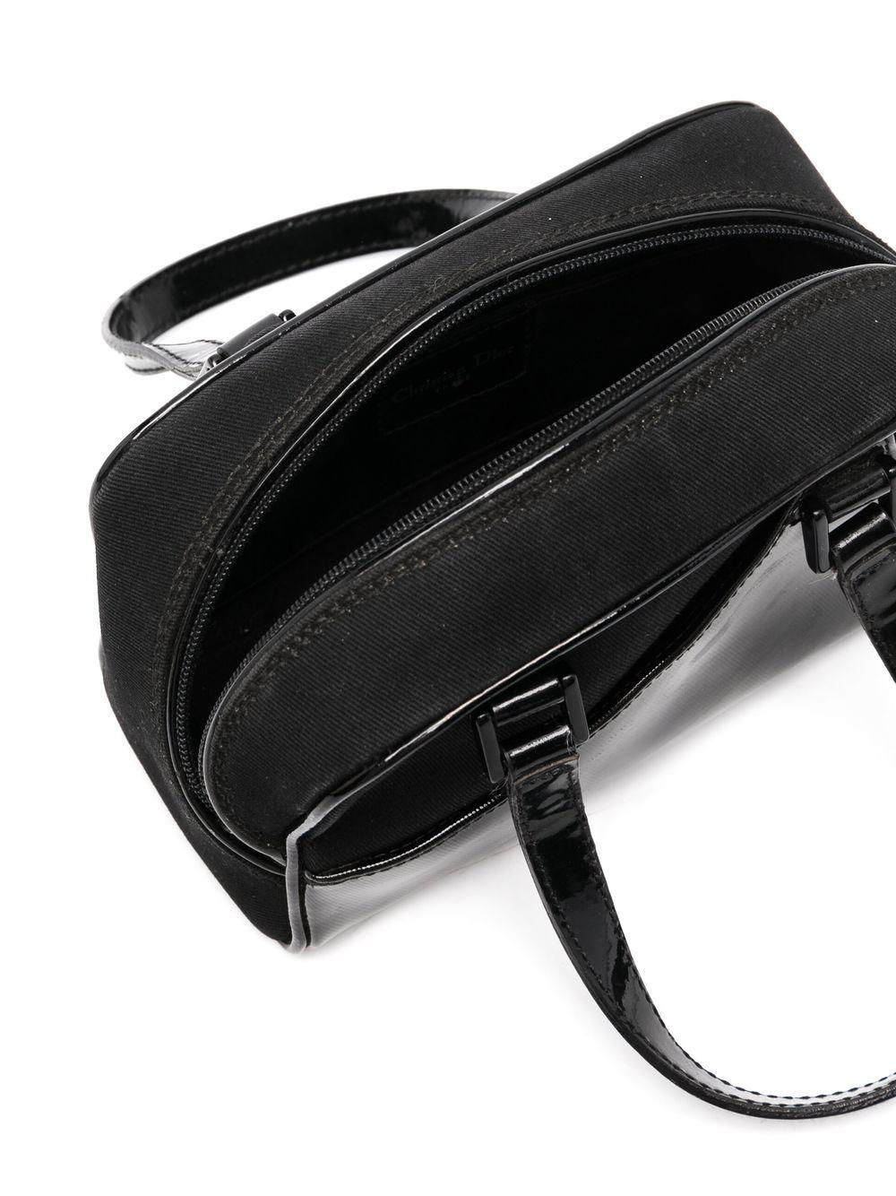 Christian Dior Black Patent Mini Handbag For Sale 1