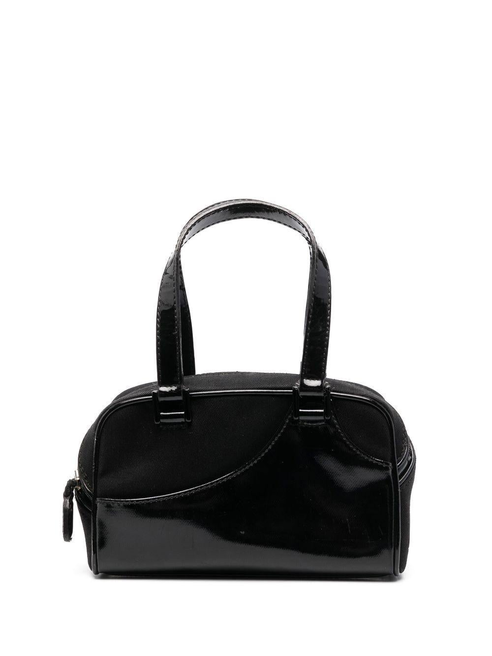 Christian Dior Black Patent Mini Handbag For Sale 2
