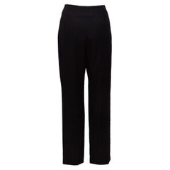 Christian Dior Black Pinstripe Trousers