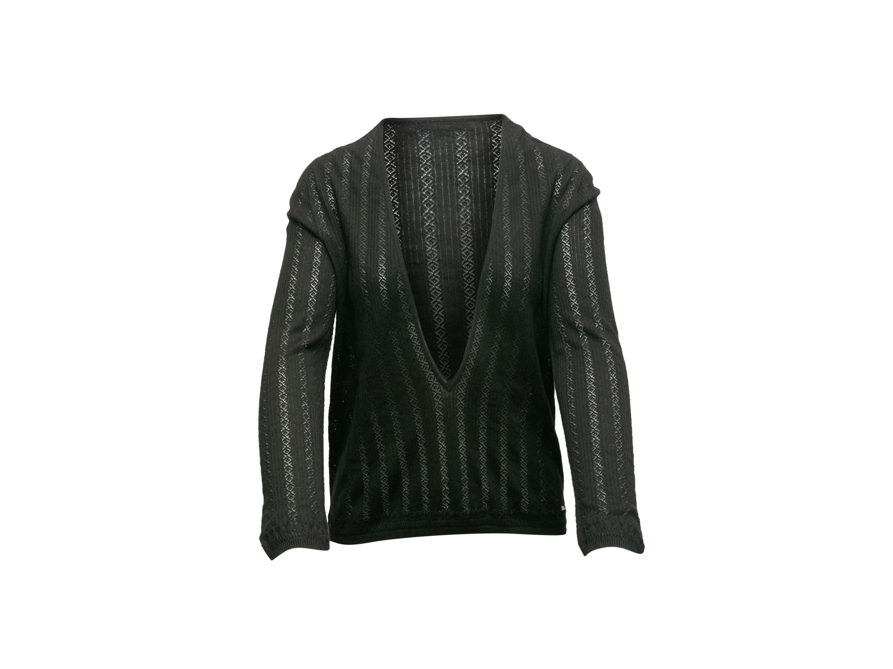 christian dior knit top