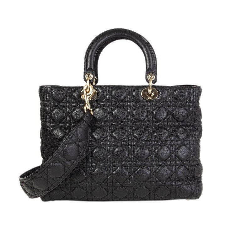 dior black on black bag