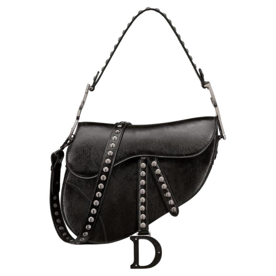 Christian Dior Black Saddle bag For Sale at 1stDibs