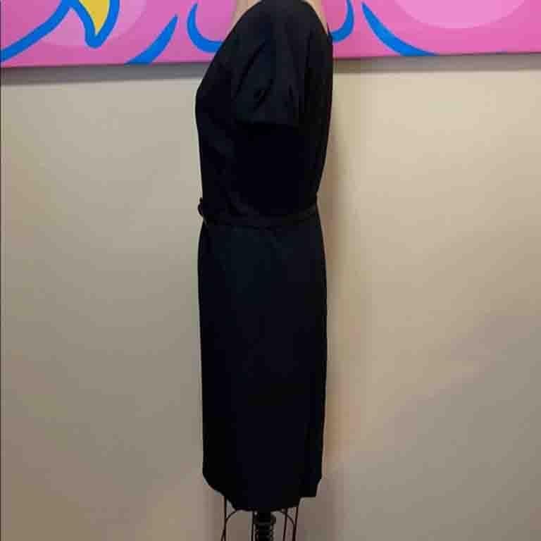 Christian Dior Black Sheath Dress For Sale 4