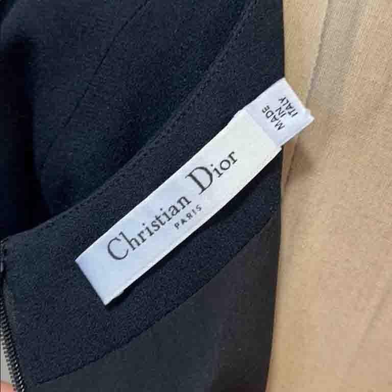 Christian Dior Schwarzes Etuikleid im Angebot 7