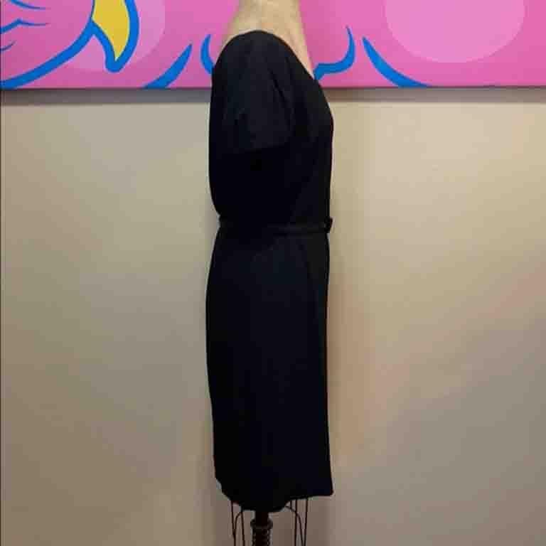 Christian Dior Black Sheath Dress In Good Condition For Sale In Los Angeles, CA