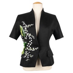 Christian Dior Black Short-Sleeved Jacket Christian Dior Black Short-Sleeved Jacket