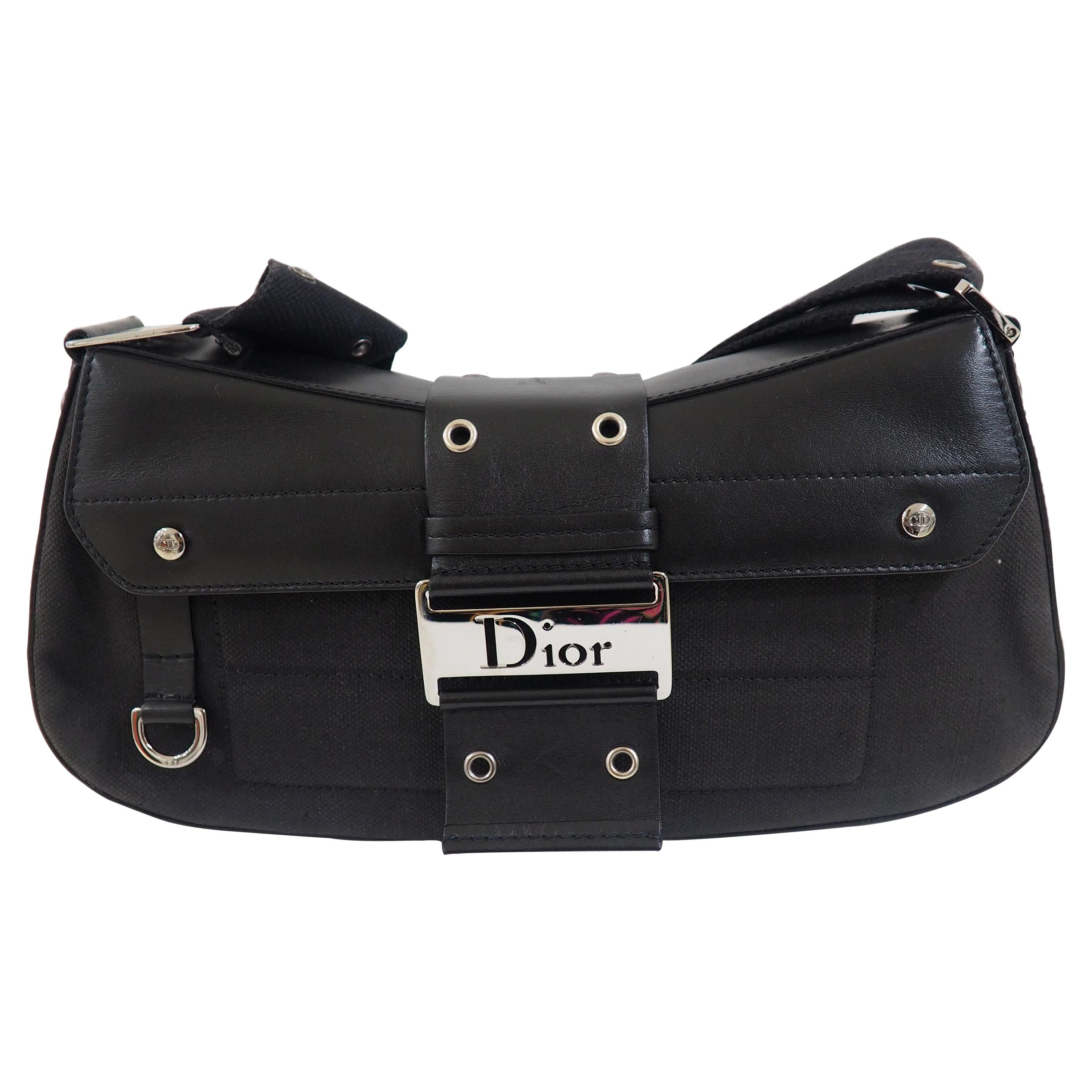 dior black shoulder bag