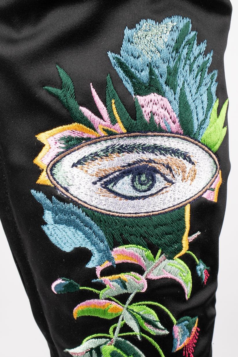 Christian Dior Black Silk Satin Boots, 2013 6