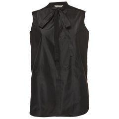 Christian Dior Black Silk Sleeveless Shirt S