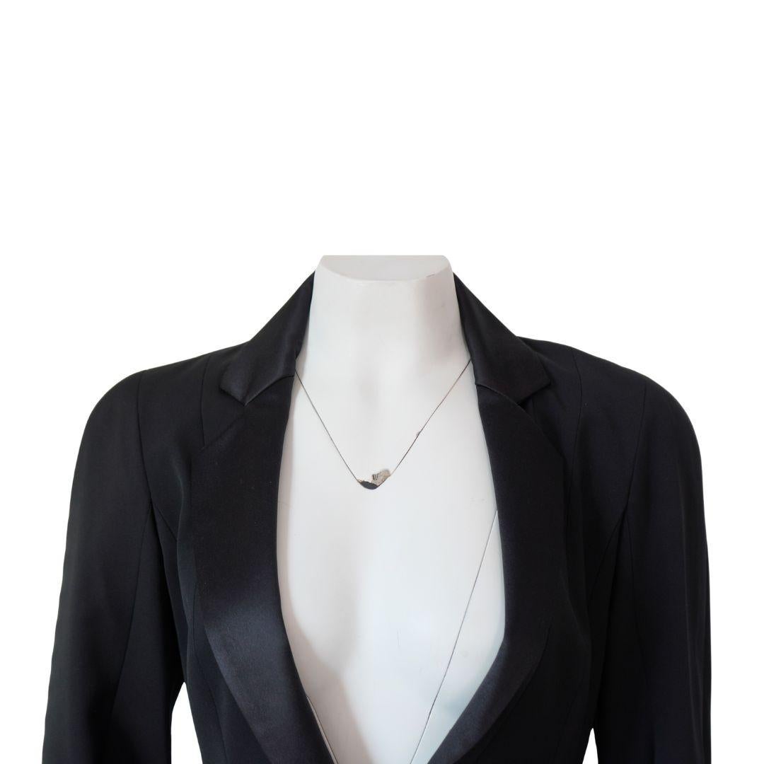 Women's Christian Dior Black Single Button Blazer For Sale