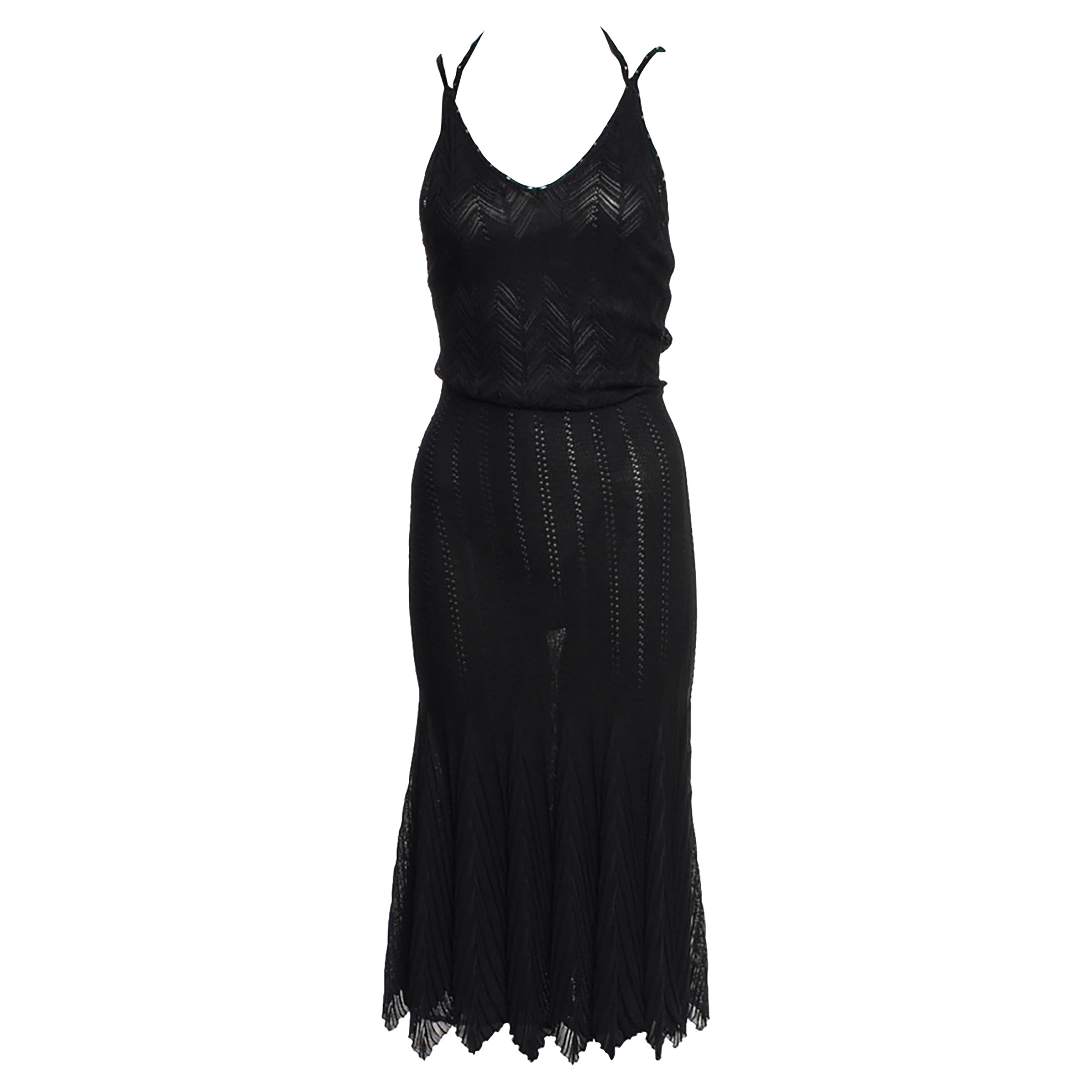 Christian Dior Black Slip Dress