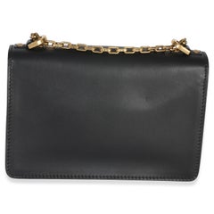 Christian Dior Black Smooth Calfskin J'Adior Chain Flap Bag