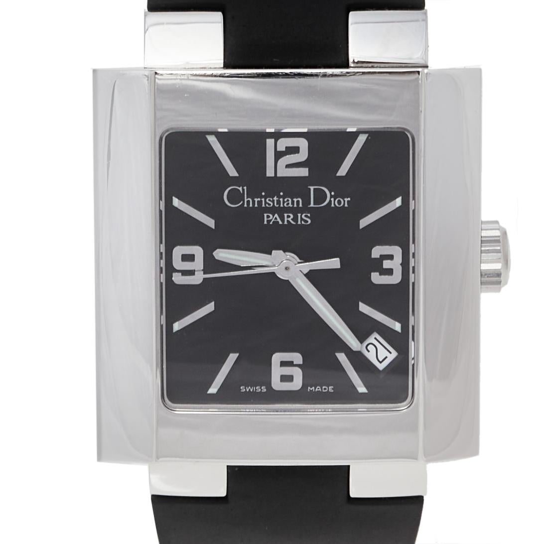 Si vous êtes à la recherche d'une montre utilitaire dotée d'un attrait intemporel:: ce garde-temps de Dior vous conviendra parfaitement. La montre offre une combinaison parfaite de technologie horlogère et de style raffiné pour une durabilité et un