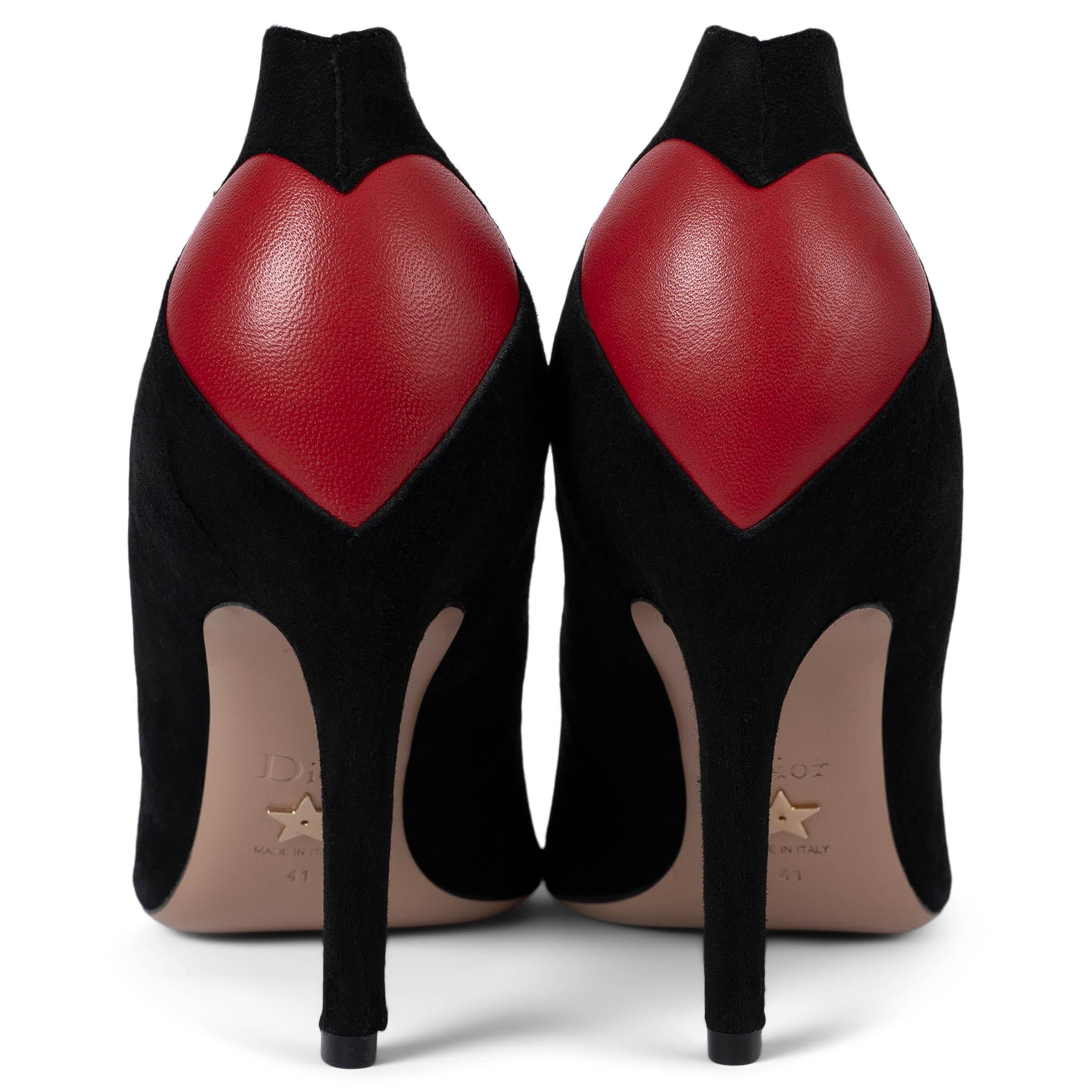 CHRISTIAN DIOR daim noir 2017 DIORAMOUR Escarpins Chaussures 41 Pour femmes en vente