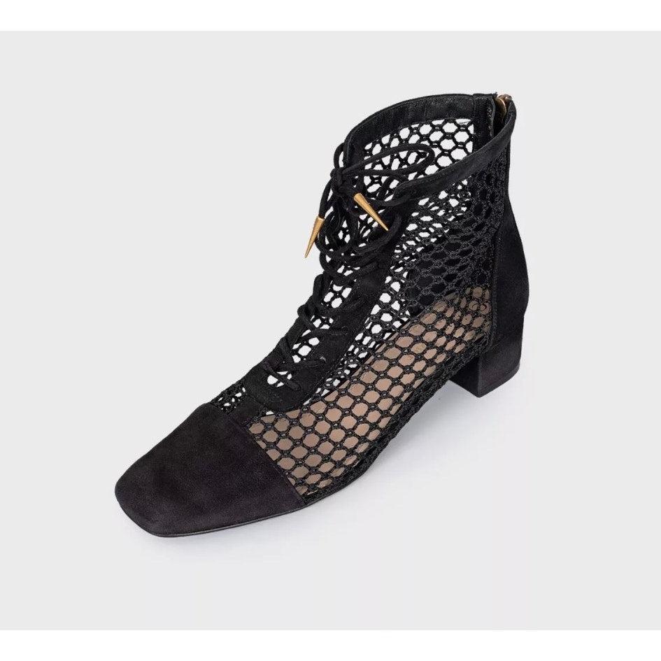 Noir Christian Dior Chaussures à lacets en daim noir - EU 39 en vente