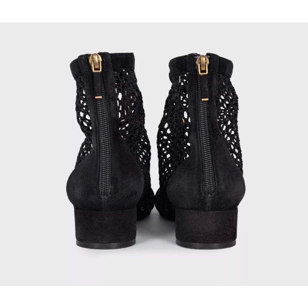 Christian Dior Chaussures à lacets en daim noir - EU 39 Excellent état - En vente à Krakow, PL