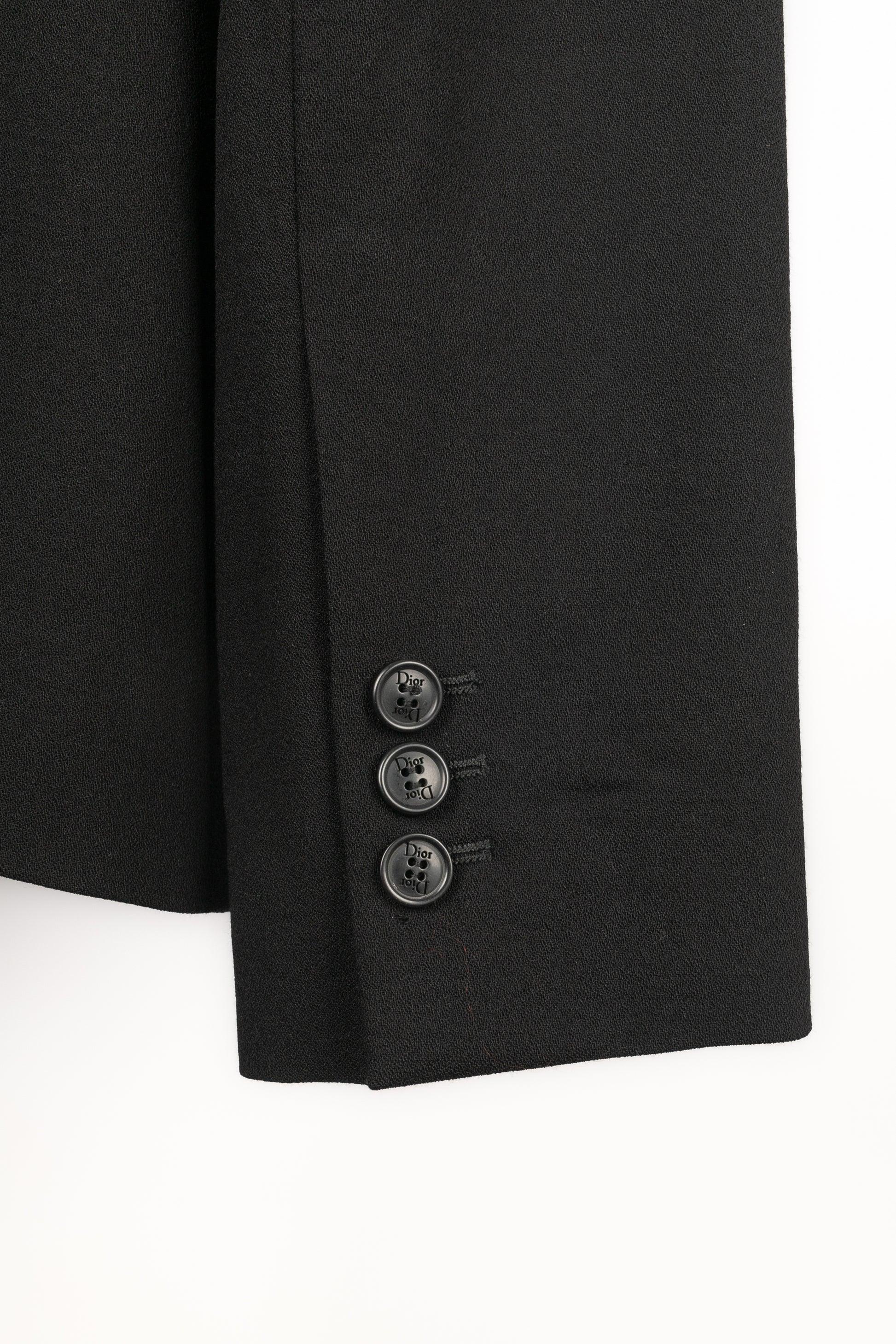 Christian Dior Black Suit Jacket, 2006 For Sale 4