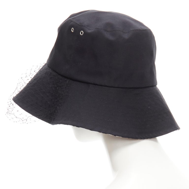 Christian Dior Bucket Hat 59 cm women dark gray