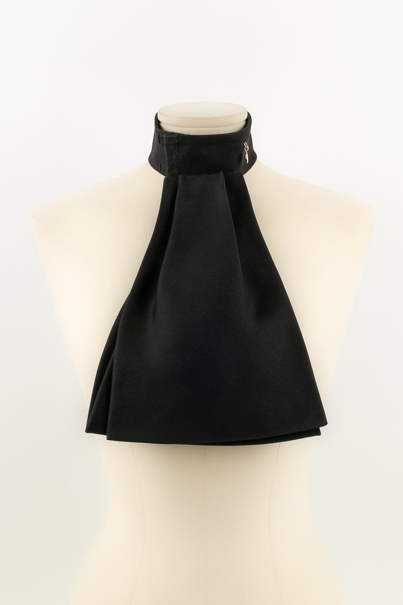 Christian Dior Black Tie in Silk In Excellent Condition In SAINT-OUEN-SUR-SEINE, FR