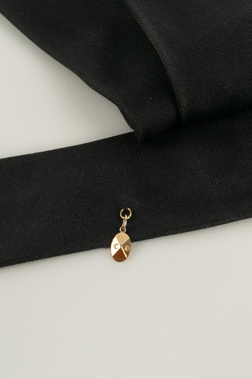 Christian Dior Black Tie in Silk 3