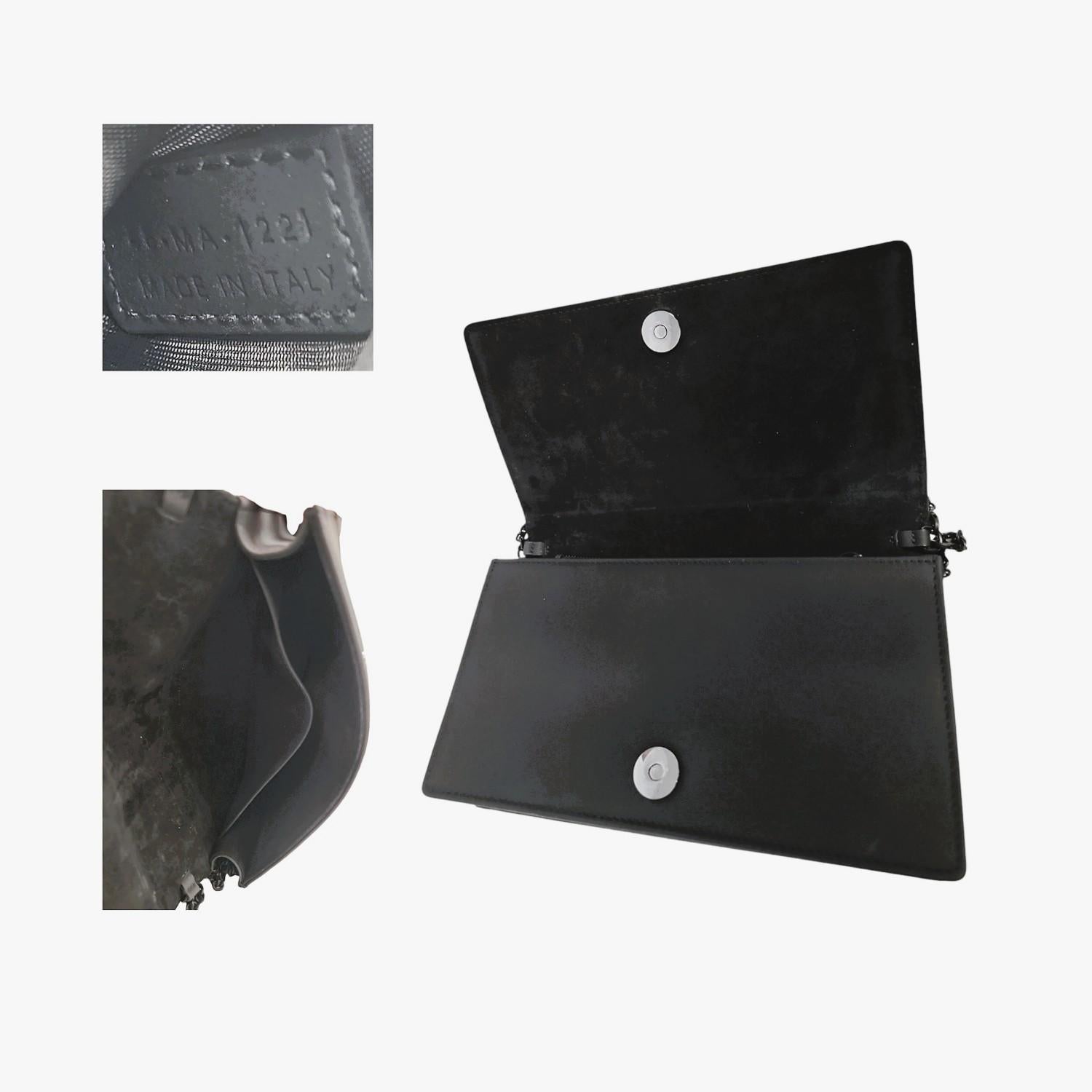 Christian Dior Black Ultramatte Cannage Lady Dior Pouch Crossbody For Sale 3