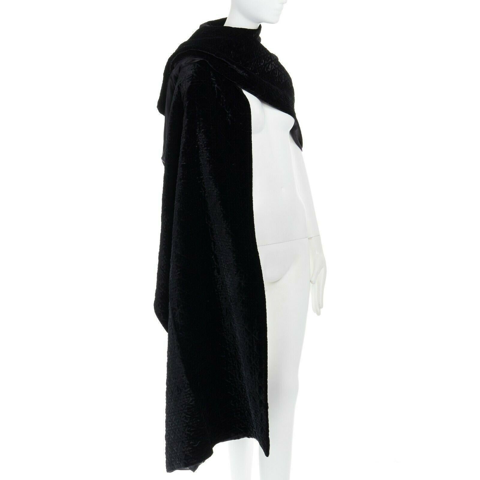 dior black scarf
