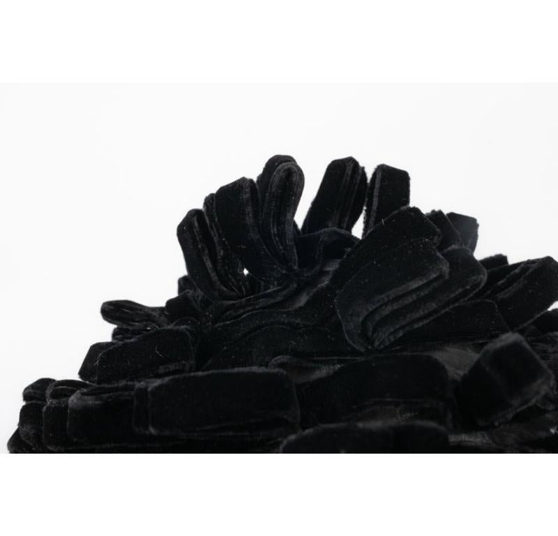 Women's Christian Dior Black Velvet Hat