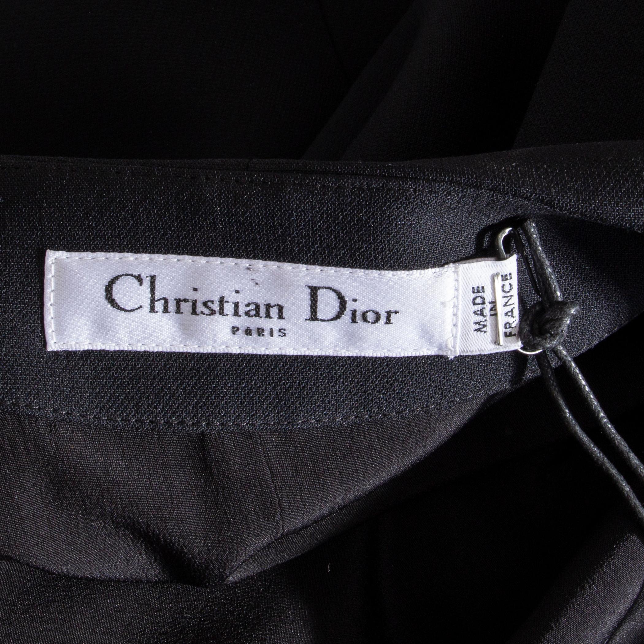 black dress front zipper