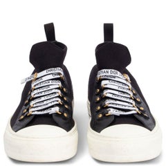 CHRISTIAN DIOR black WALK'N'DIOR Sock Sneakers Shoes 40