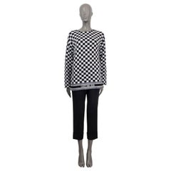 CHRISTIAN DIOR Schwarz-Weißer Kaschmirpullover 2018 SCHÜCKPullover 38 S