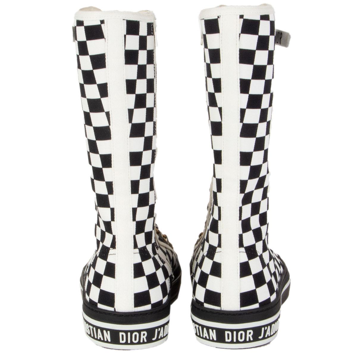 dior canvas sneaker boots