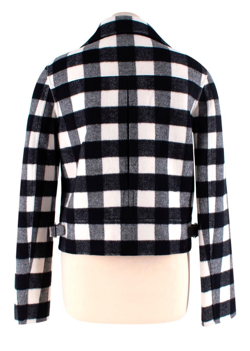 christian dior black and white jacket