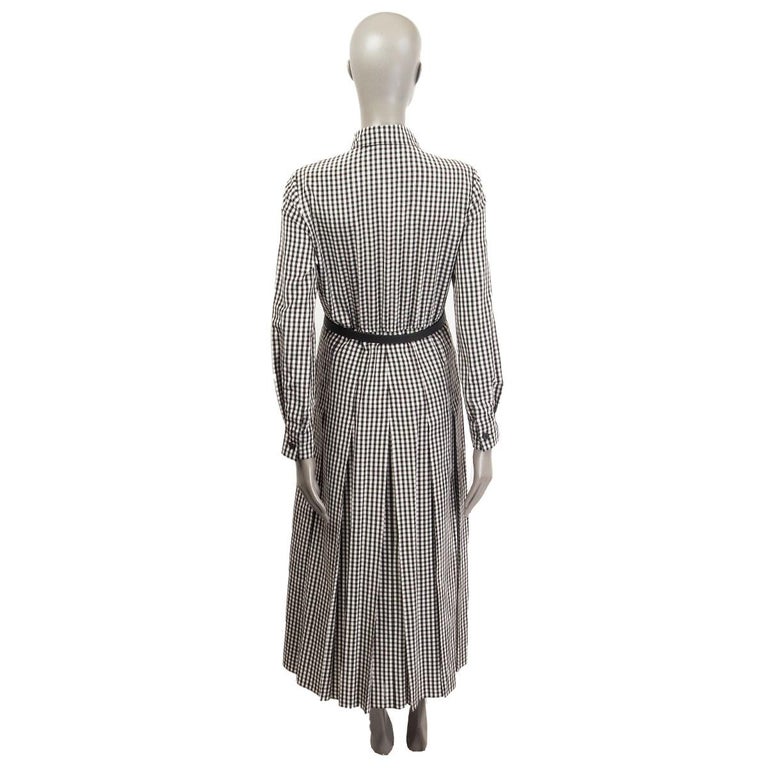 dior shirt dress with belt Christian Dior Embroidered Shirt Dress in Blue Cotton Denim UFO No More