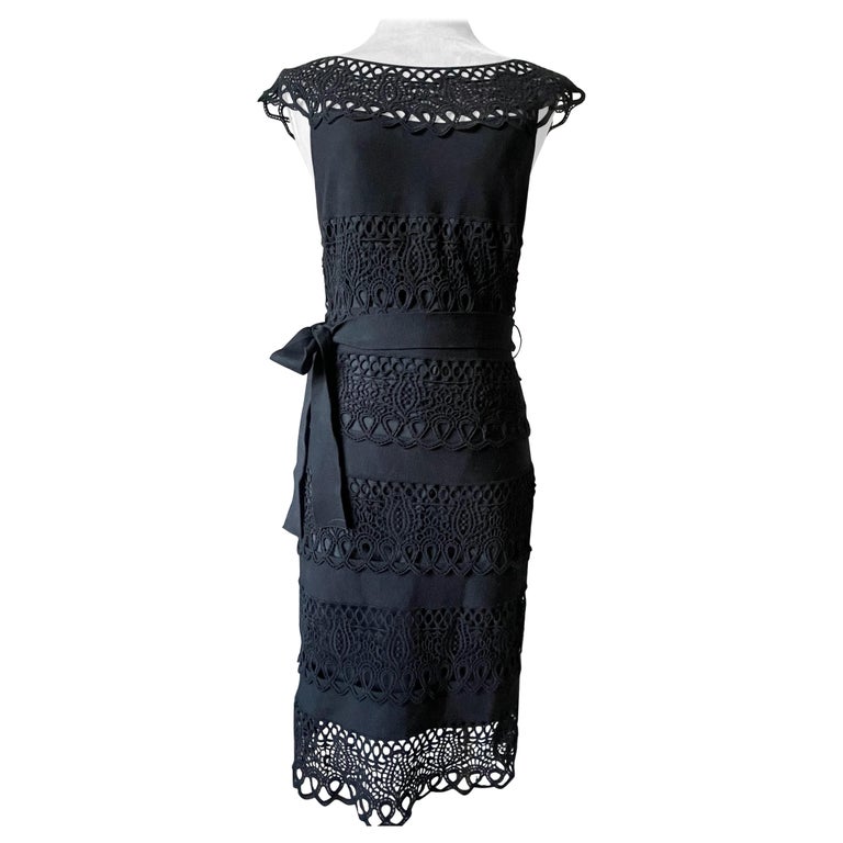 christian dior black lace dress Christian Dior Black Lace Ensemble by Maria Grazia Chiuri (Cruise 2023   Epoque Couture