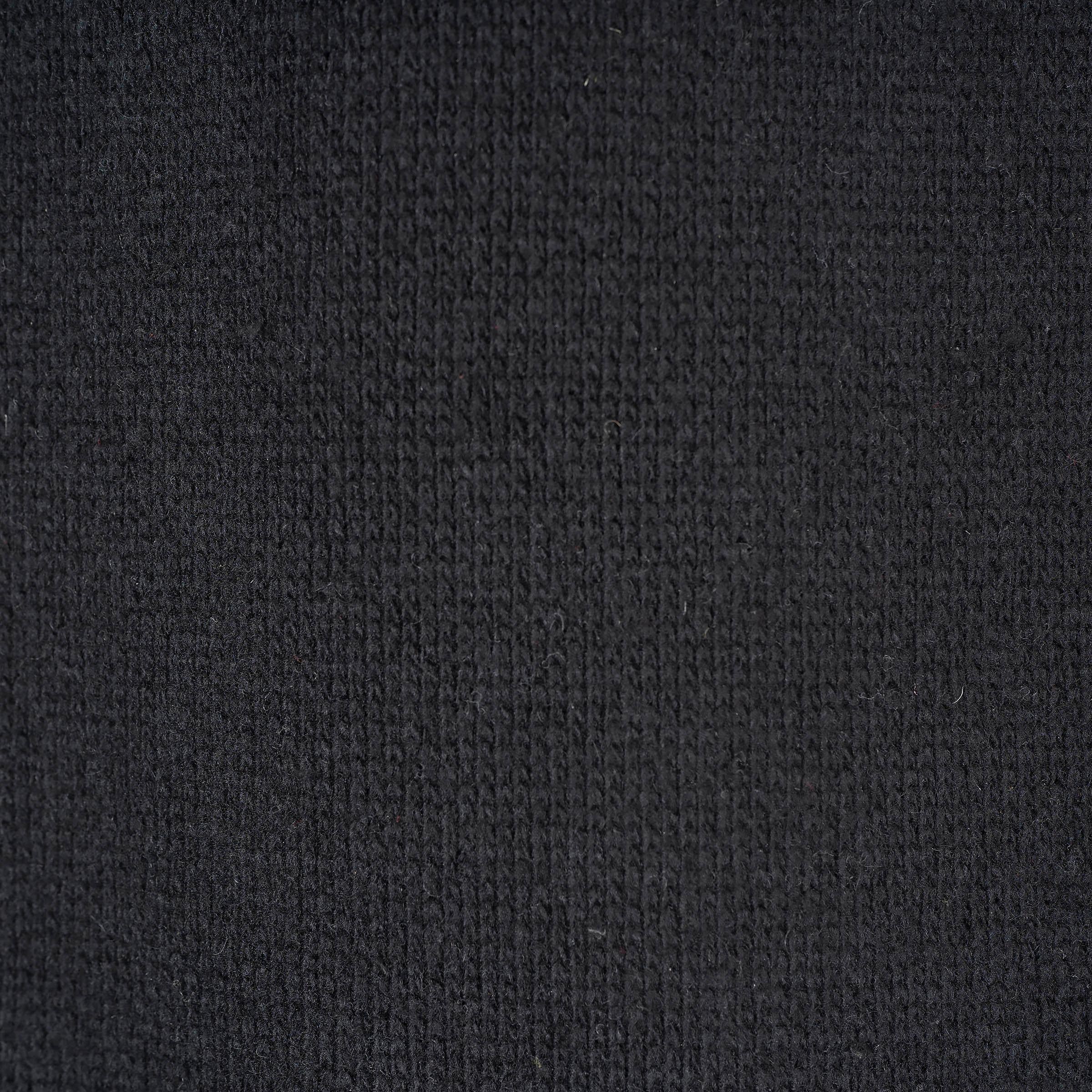 Black CHRISTIAN DIOR black wool & cashmere 2018 J'ADIOR 8 NON NON NON Muffler Scarf For Sale