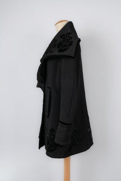 Christian Dior Black Wool Coat, 2005