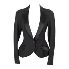 Chaqueta de lana negra Christian Dior, 2005