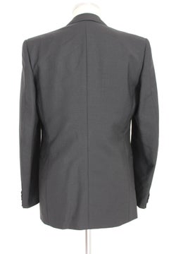 Christian Dior Black Wool Tuxedo Jacket 1970s