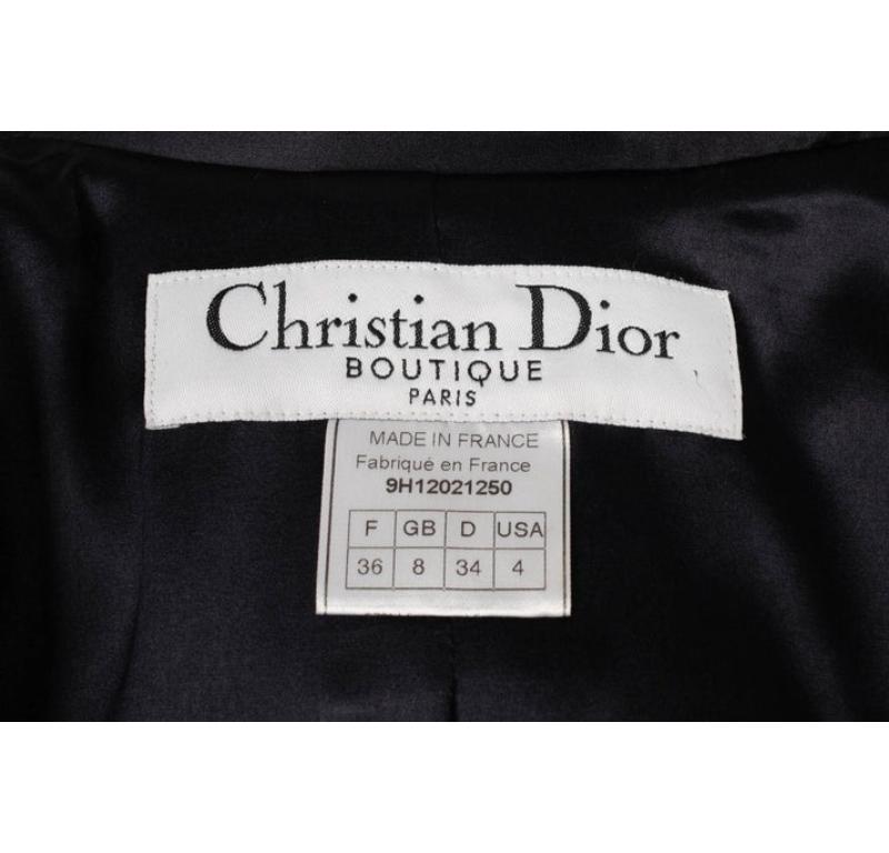 Christian Dior Blended Cotton Asymmetrical Jacket For Sale 4