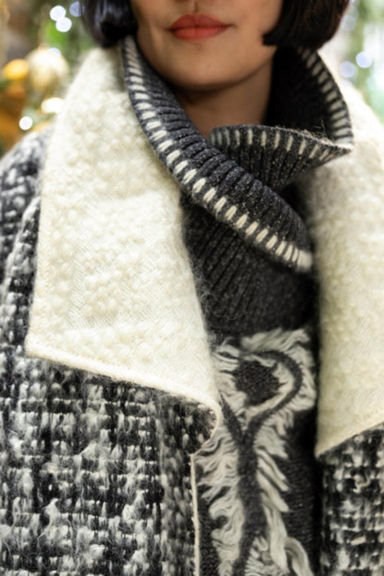 Christian Dior Blended Mohair and Wool Coat, 1999 For Sale 5