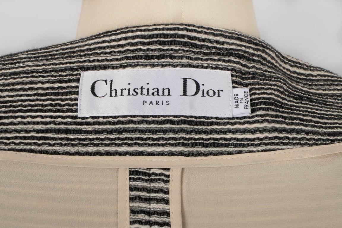Christian Dior Blended Silk and Cotton Jacket, 2012 For Sale 5