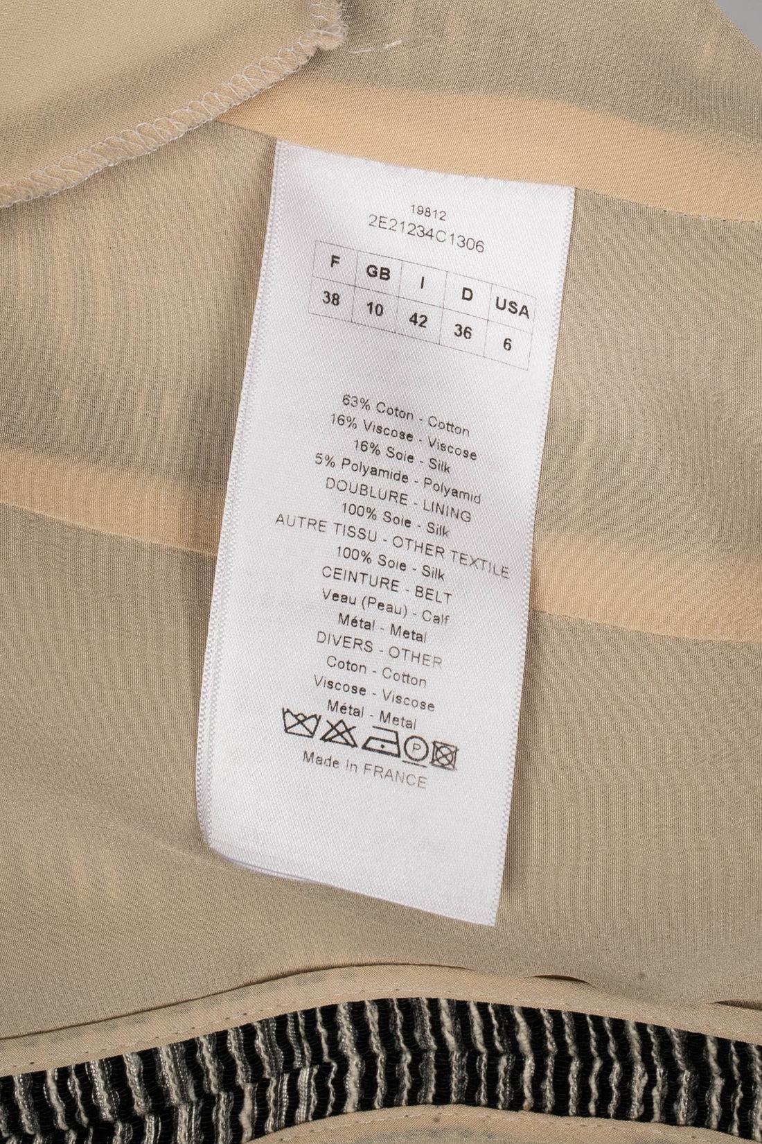 Christian Dior Blended Silk and Cotton Jacket, 2012 For Sale 6