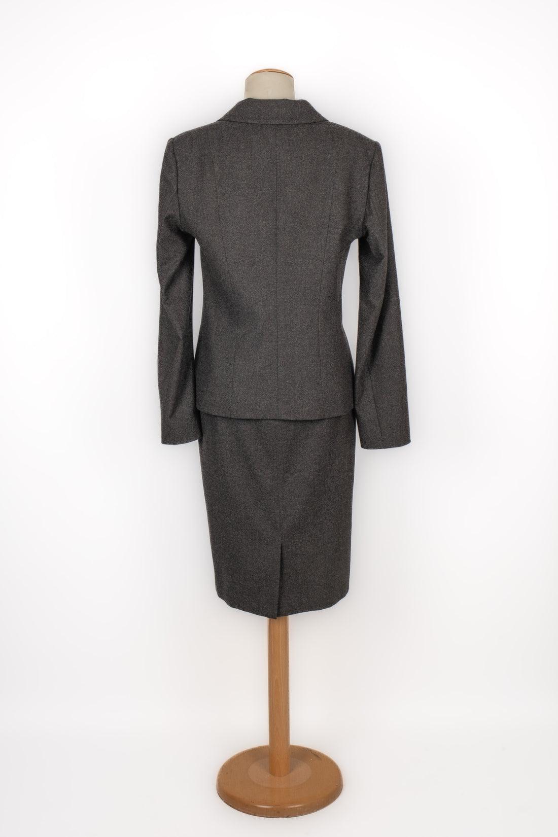 Nero Set di abiti in lana e angora di Christian Dior in vendita