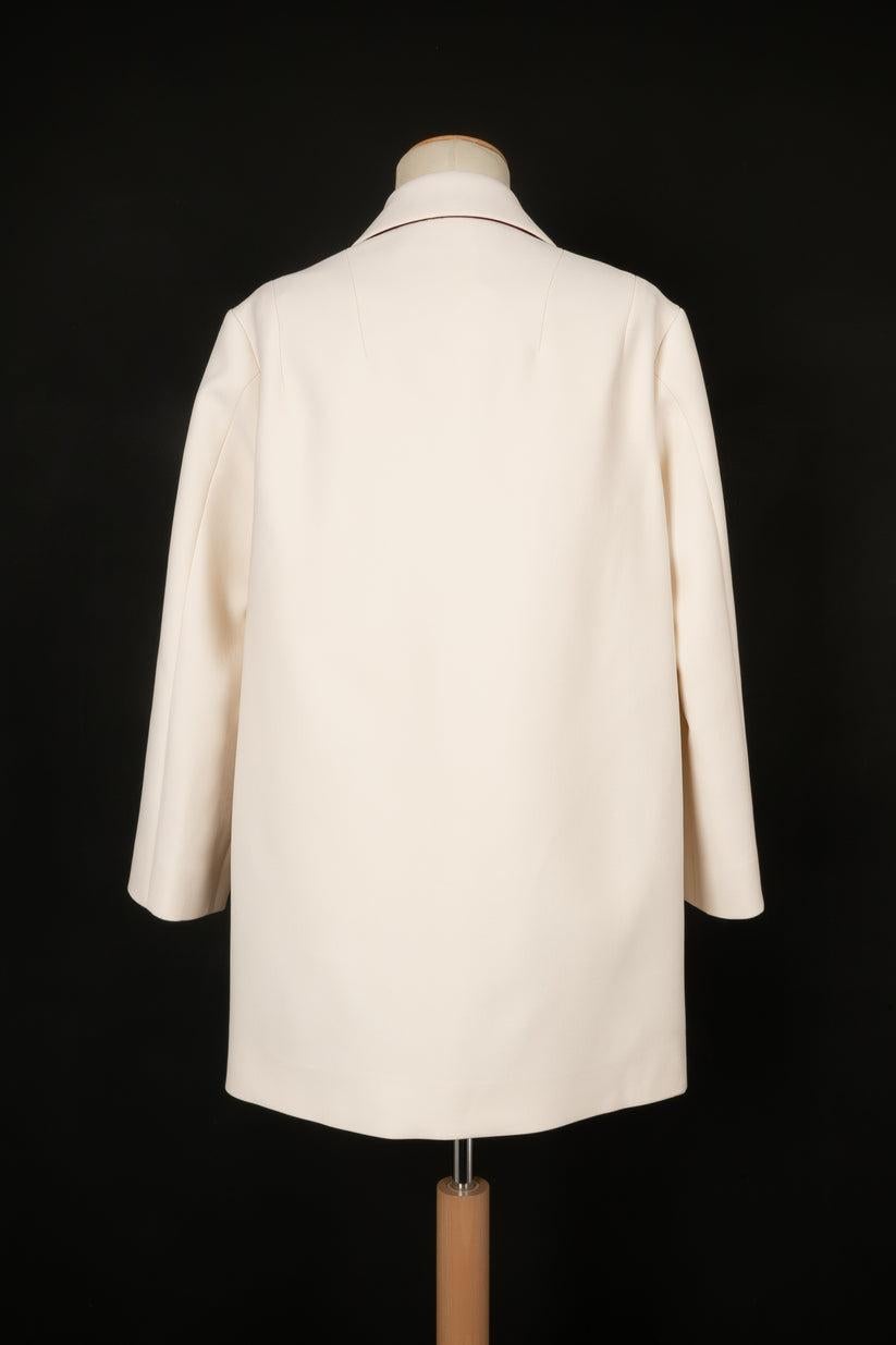 Christian Dior Mantel aus Wollmischung im Zustand „Gut“ im Angebot in SAINT-OUEN-SUR-SEINE, FR