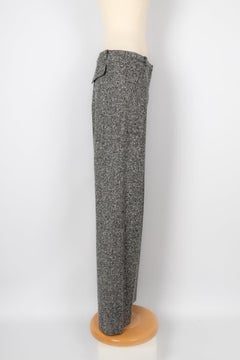 Christian Dior Blended Wool Pants with Silk Lining