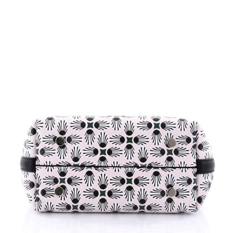 Christian Dior Blossom Handbag Printed Leather Medium In Good Condition In NY, NY