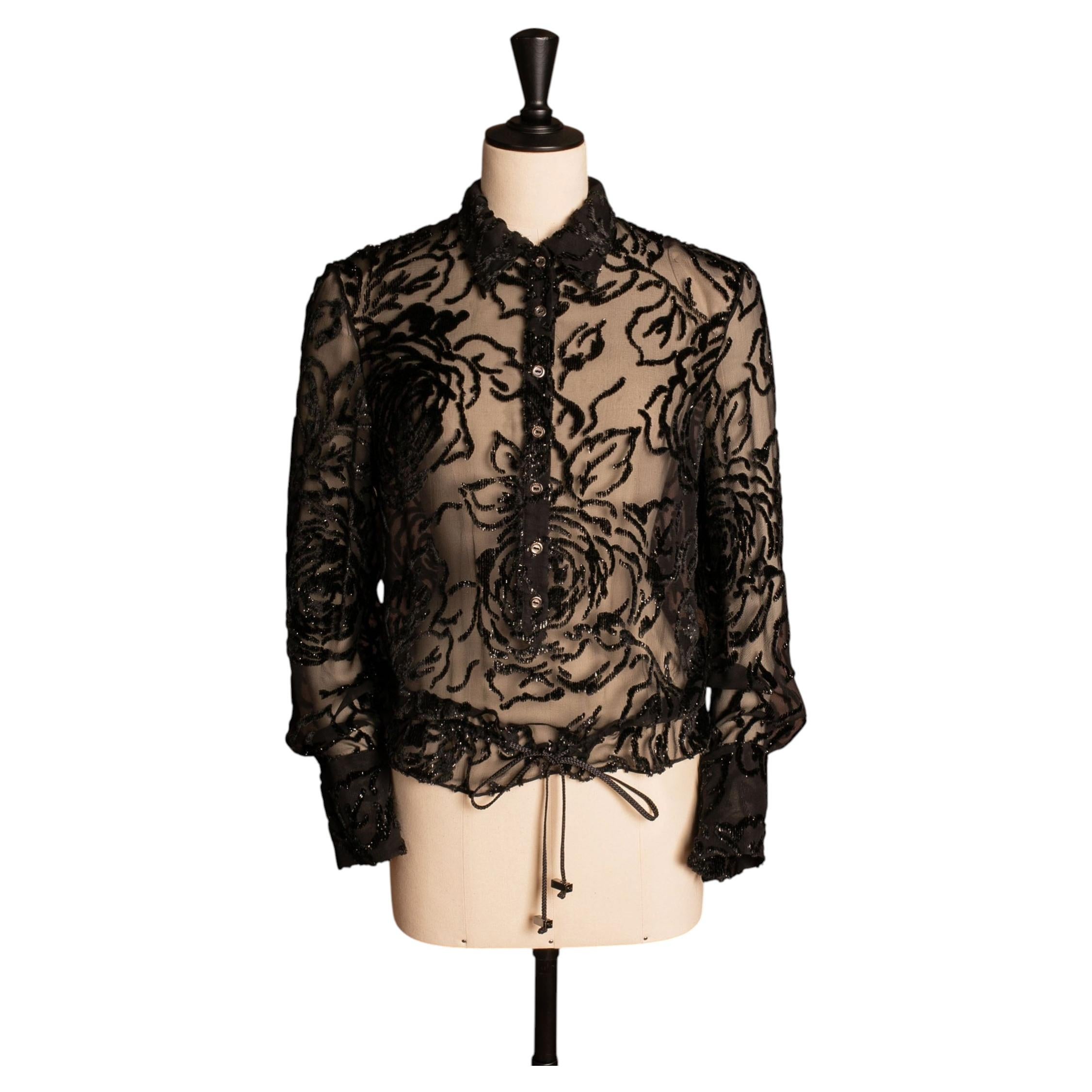 Blusa de Christian Dior «con cremallera y rasgaduras», diseñada por John Galliano, verano de 2001