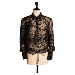 Christian Dior blouse 'zipped and ripped' by John Galliano Summer 2001